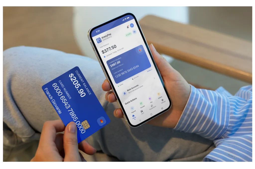 KrezyPay — card and mobile app